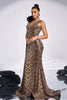 Load image into Gallery viewer, Coffee Leopard Printed Mermaid V-neck Long Prom Dress