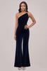 Load image into Gallery viewer, Velvet Navy Women&#39;s Jumpsuits with Rhinestone