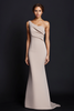 Load image into Gallery viewer, Khaki Mermaid One Shoulder Long Formal Dress