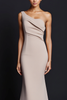 Load image into Gallery viewer, Khaki Mermaid One Shoulder Long Formal Dress