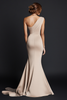 Load image into Gallery viewer, Khaki Mermaid One Shoulder Long Formal Dress