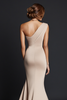 Load image into Gallery viewer, Khaki Mermaid One Shoulder Long Formal Dress