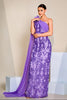 Load image into Gallery viewer, Sparkly Purple One Shoulder Mermaid Sequins Long Prom Dress with Cape