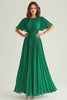 Load image into Gallery viewer, Elegant Dark Green A Line Ruched Mother Of Bride Dress