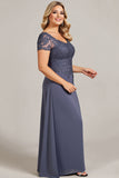 Twilight Chiffon Lace Plus Size Mother of the Bride Dress