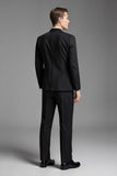 Black Slim Fit 3 Piece Men's Suit