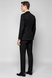 Classic Black Slim Fit 3 Piece Men's Suit