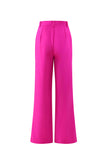 Fuchsia 2 Piece Long Sleeves Work Suits with Pockets