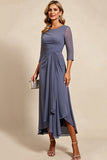 Twilight Sheath Chiffon Ankle Length Mother of the Bride Dress