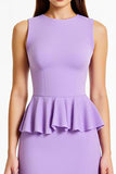 Lilac Mermaid Long Formal Dress with Ruffles