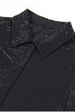 Sparkly Black 2-Piece Women Suits