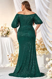 Sparkly Champagne Long Mother of the Bride Dress