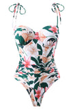Floral One Piece Printed Beach Swimwear