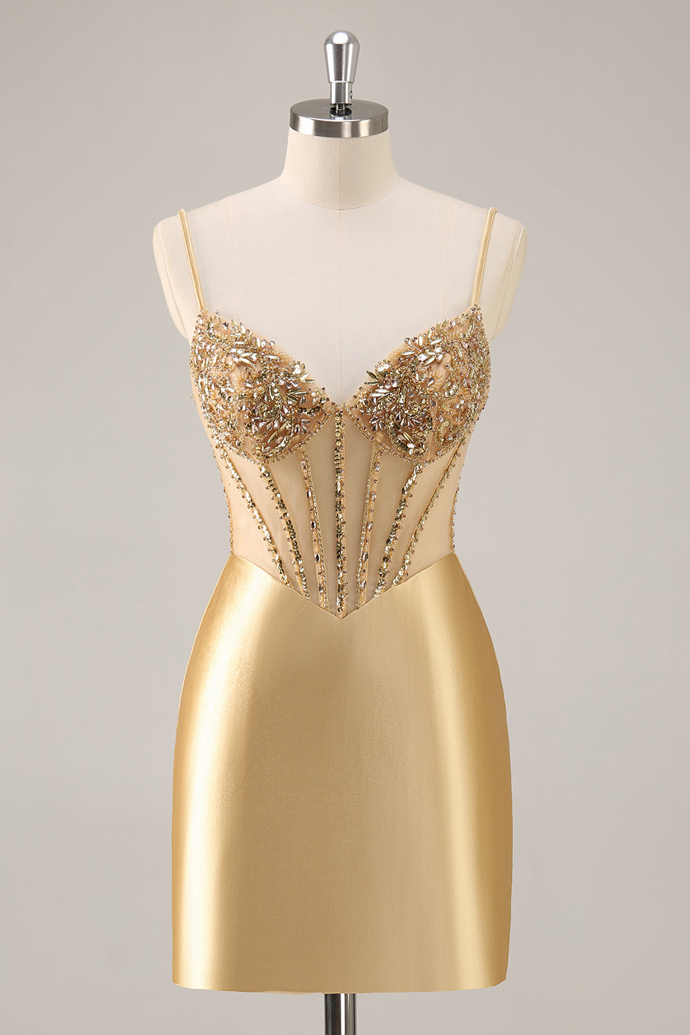 Zapaka Women Golden Graduation Dress Beaded Corset Bodycon Short Spaghetti Straps Cocktail Dress – ZAPAKA UK Zapaka Women Golden Graduation Dress Beaded Corset Bodycon Short Spaghetti Straps Cocktail Dress – ZAPAKA UK