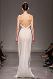 Sweetheart Sheath Elegant Ivory Ruched Long Evening Dress