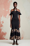 Black Sheath Long Wedding Guest Dress