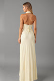 Daffodil V-Neck Sheath Chiffon Formal Dress