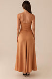 Twilight Sheath Spaghetti Straps Ruched Evening Dress