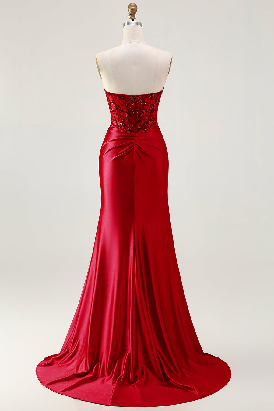 chinese dress ladies Red Halterneck Full Length Gown – Rosies Closet