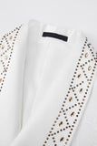 White Shawl Lapel 2-piece Men Suits with Beading