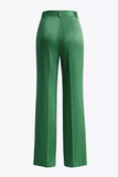 Red 2-Piece Notched Lapel Women Prom Suits With Pockets