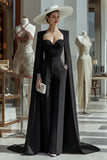 Cabernet Long Sleeves Mother Of The Bride Jumpsuits with Pockets