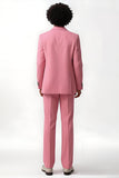 Blush Peak Lapel 2 Piece Single Breasted Men Prom Suits