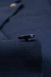 3 Piece Notched Lapel One Button Men's Navy Suits