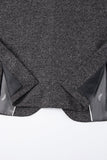 Dark Grey 3 Piece Peak Lapel Slim Fit Men's Wedding Suits