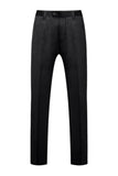 Black Peak Lapel 2 Piece Men's Suits