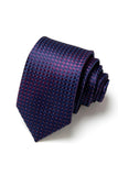 Men's Formal Navy Micro-Pattern Tie