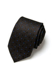 Men's Formal Navy Micro-Pattern Tie