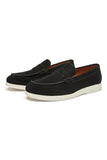 Black Slip-on Men's Casual Shoes