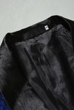 Sequin Shawl Lapel Royal Blue Men's Prom Blazer