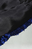 Sequin Shawl Lapel Royal Blue Men's Prom Blazer