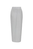 Silver Long Sleeves 2 Piece Swimsuit with Beach Dress