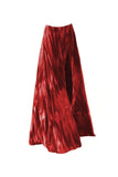 Red Spaghetti Straps 2 Piece Cut Out Swimsuit with Beach Dress
