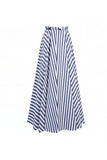 Navy Stripe 2 Piece Swimsuit with Beach Dress