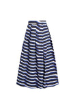 Sweetheart Navy Denim 2 Piece Swimsuit with Cover Up Skirt