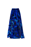 Royal Blue 2 Piece Spaghetti Straps Swimsuit with Cover Up