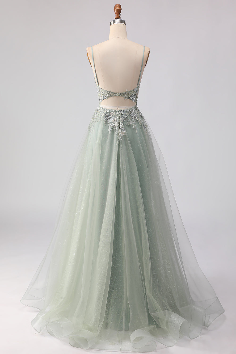 sachin and babi light blue dress SDPANLLD sage Green Sweetheart 3D Floral lace Prom Dress Tulle Prom Dress  with Slit (UK, Numeric, 6, Regular, Regular, Sage Green) : Amazon.co.uk:  Fashion