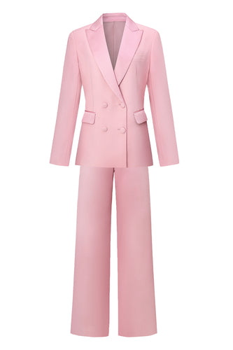 Blush Double Breasted 2 Piece Women's Suit