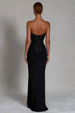 Black Sweetheart Mermaid Maxi Dress