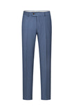 3 Piece Blue Peak Lapel One Button Men's Prom Suits