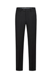 Black Double Breasted Peaked Lapel 3-Piece Men's Suits