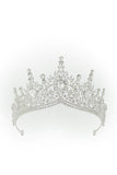 Golden and Royal Blue Crystal Prom Queen Pageant Crown Tiara
