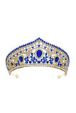 Luxury Crystal Princess Golden Crown Tiara
