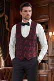 3 Piece Blue Shawl Lapel Jacquard Men's Prom Suits