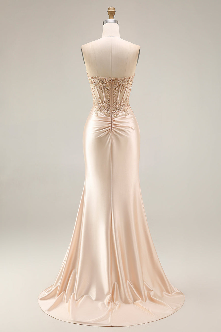 sachin and babi light blue dress Champagne Prom Dresses