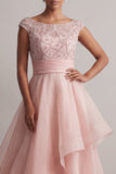 Bateau Neck A Line Champagne Sequin Mother Of the Bride Dress